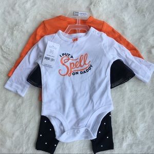 Carter's 3-piece 3m infant Baby outfit Halloween